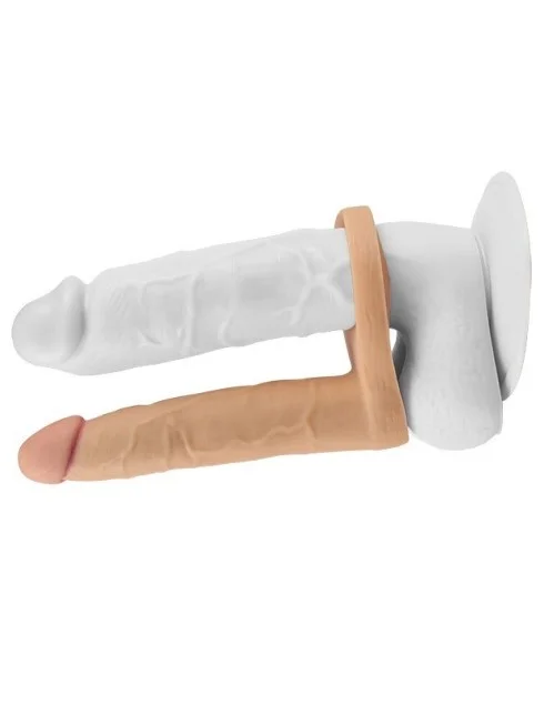 Vibromasseur Réaliste Spécial Double Pénétration Ø 2,7 cm