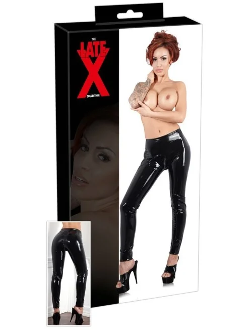 Pantalon en Latex Noir - S