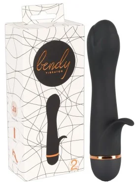 Vibromasseur Flexible en Silicone Bendy Tulip - 20 vitesses