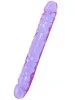 Double Gode Crystal Pourpre - 30 cm