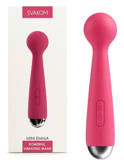 Vibromasseur Rechargeable Mini Emma Prune Rouge