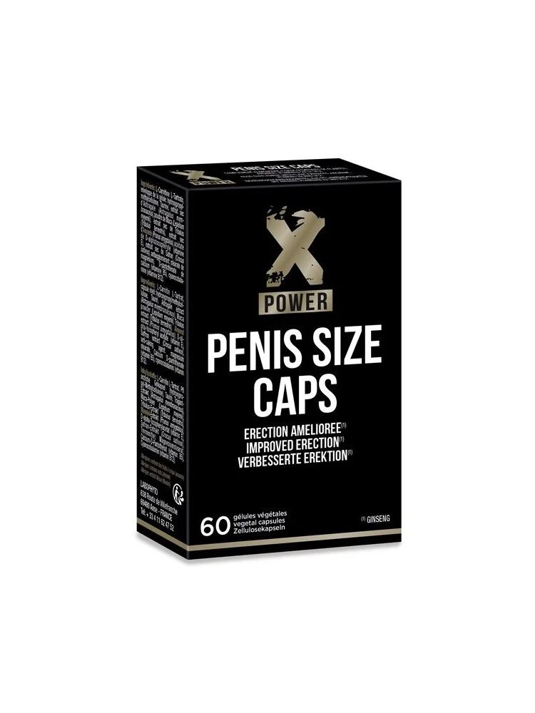 Penis size caps - 60 gélules