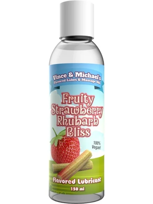 Lubrifiant V et M Fraise Rhubarbe - 150 ml