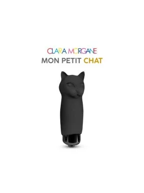 Mini vibromasseur Mon petit chat Clara Morgane - Noir