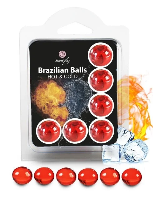 6 Brazilian Balls Cold Hot effect 3629-1