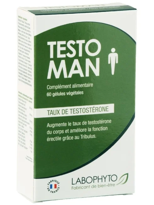 Testoman Taux de Testostérone - 60 gélules