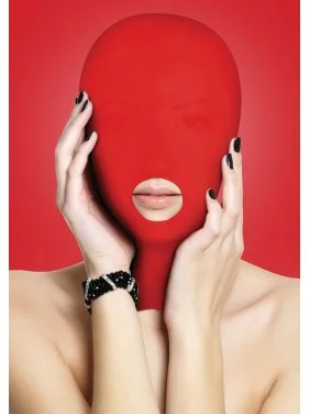 Cagoule Rouge Bouche Ouverte