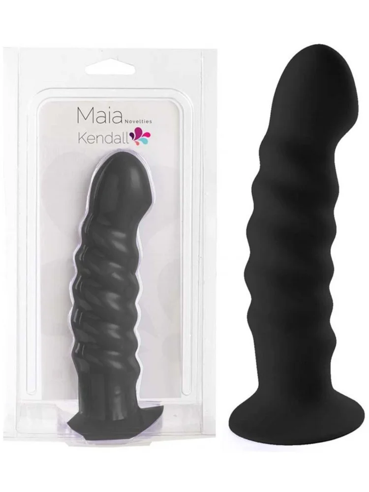Gode Ventouse en Silicone Kendall Noir