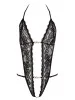 Body string en dentelle noire et bijoux strass - R2641909