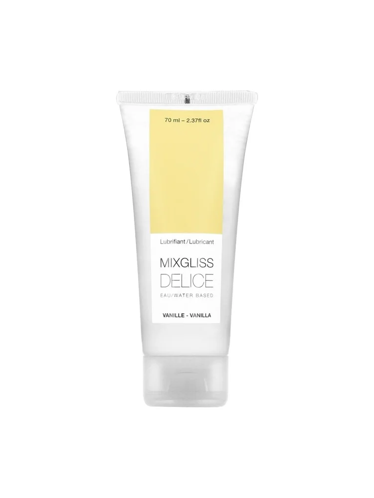 Lubrifiant Mixgliss eau Delice Vanille 70 ML - MG2252 Lubrifiant Mixgliss eau Delice Vanille 70 ML - MG2252
