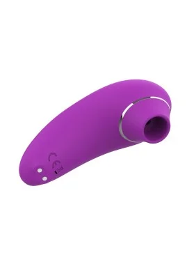 Vibromasseur à succion clitoridienne violet USB - WS-NV053PUR