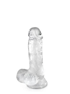 Gode jelly transparent ventouse taille S 15.3cm - CC570122