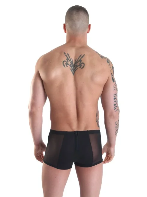 Boxer noir avec double zip Wiz - LM16-67BLK
