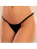 Mini String noir minimaliste rouge - A1082B