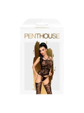 Bodystocking fantaisie noir Magical mistress - PH0112BLK
