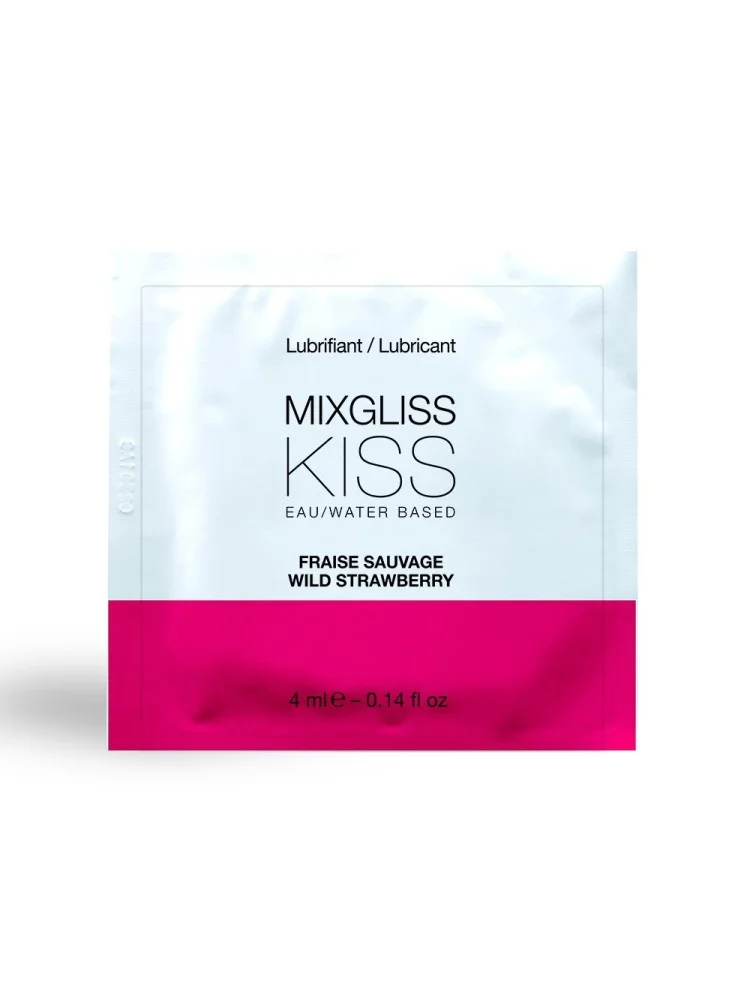 Dosette lubrifiant Mixgliss Eau Kiss Fraise Sauvage 4 ML - L6022399