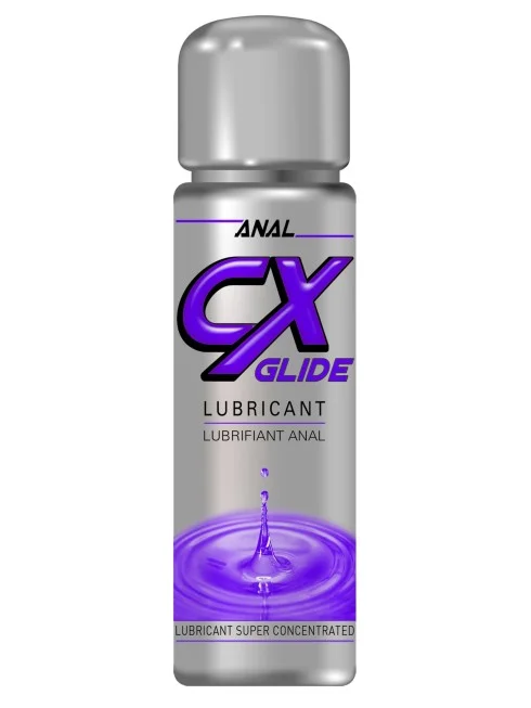 Lubrifiant anal à base d'eau 100 ML CX GLIDE - CC800127