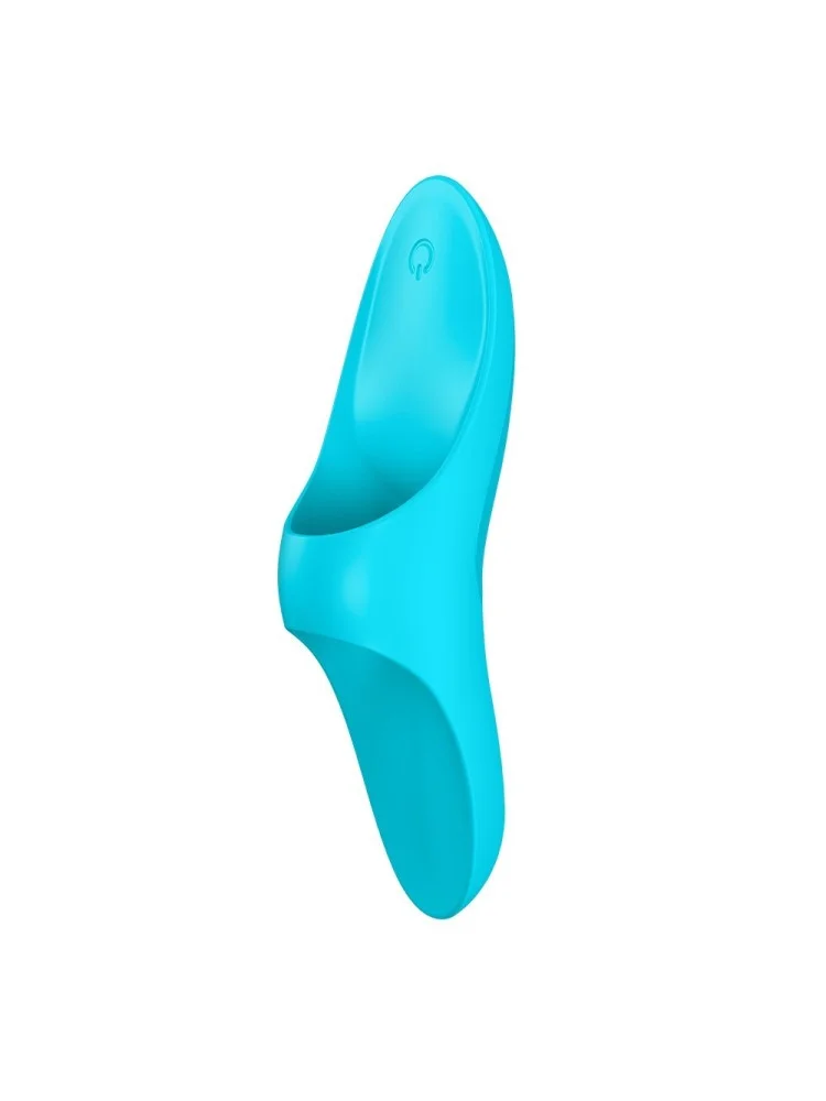 Stimulateur polyvalent bleu à insérer sur le doigt USB Teaser Satisfyer - CC597723