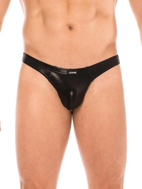 String noir WetLook - LM2102-57BLK