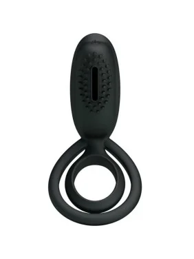 Cockring vibrant en silicone avec stimulateur clitoridien Esther - CC592166