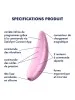 Stimulateur rose connecté Curvy 3 Satisfyer - CC5972430050