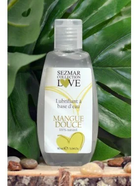 Lubrifiant à base d'eau 100% naturel Mangue Douce 90 ml - SEZ079