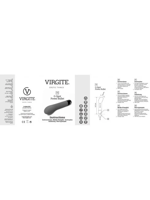 Vibromasseur Virigite V4 noir - Black edition